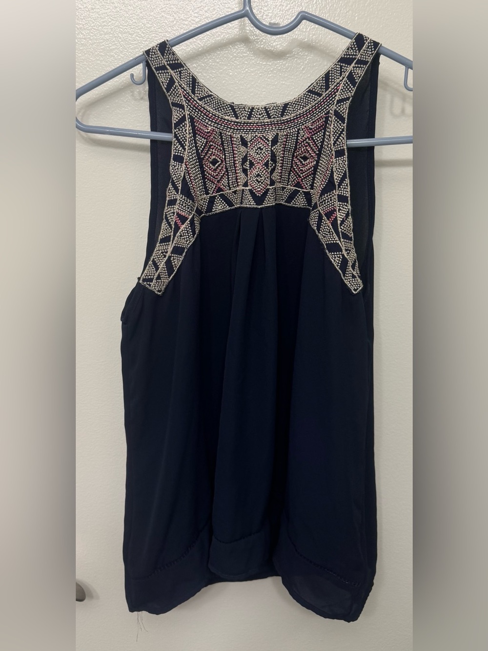 Francesca's Collection Sheer Halter Blouse